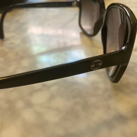 Chanel 5267 Oversized Black Gradient Sunglasses